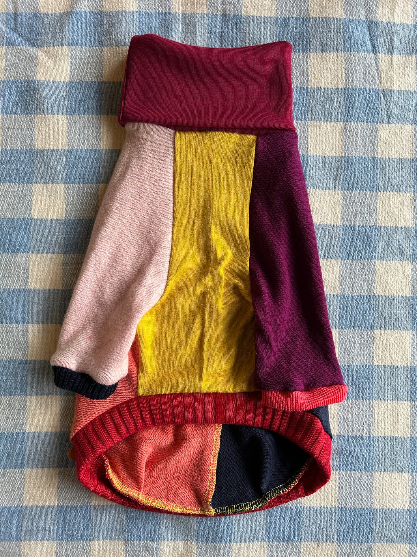 Size M, Turtleneck Patchwork - Phoebe