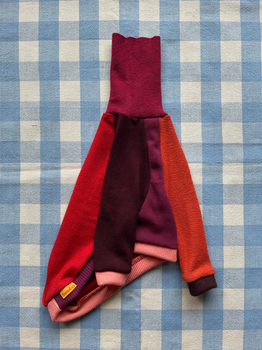Size 3XS, Sighthound Patchwork - Little Red