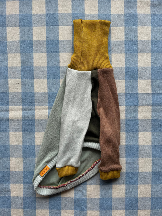 Size 3XS, Sighthound Patchwork - Maize