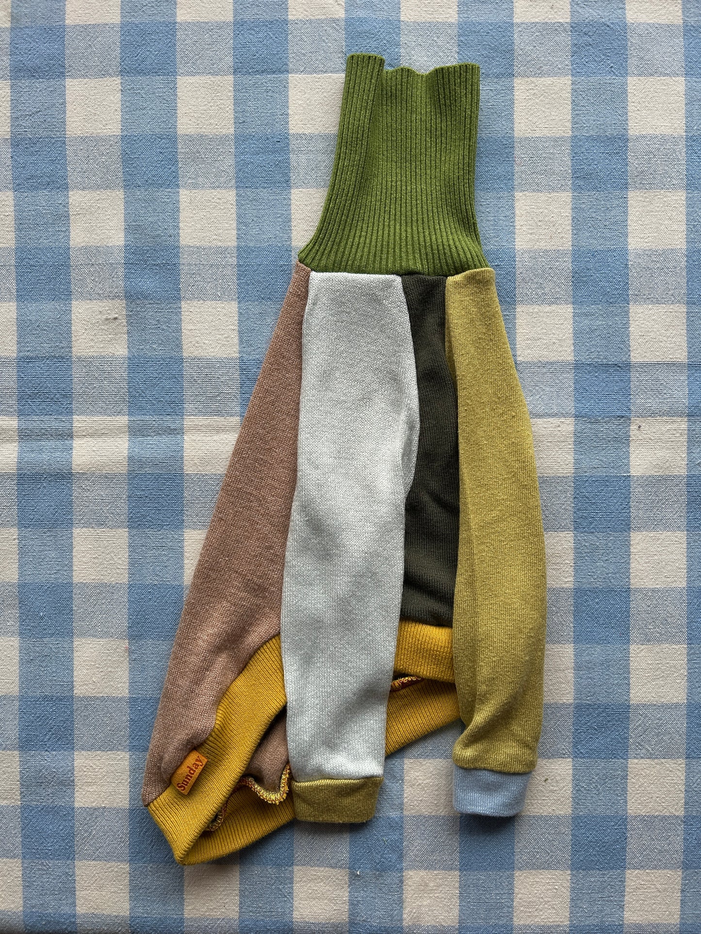 Size 3XS, Sighthound Patchwork - Popcorn