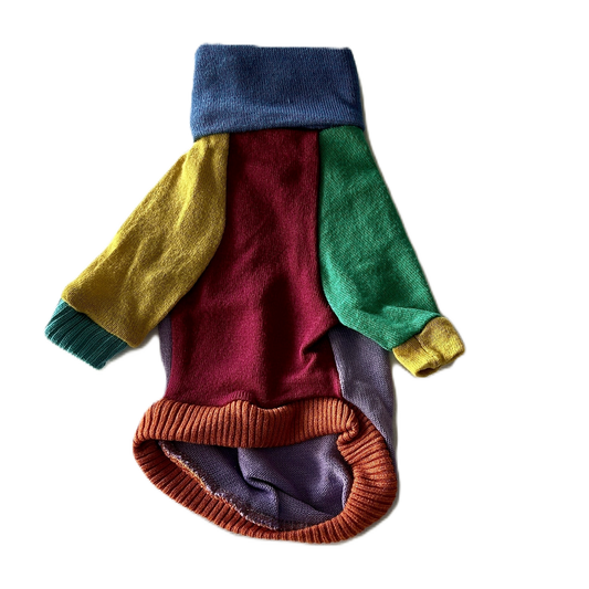 Size 3XS, Turtleneck Patchwork - Pinata