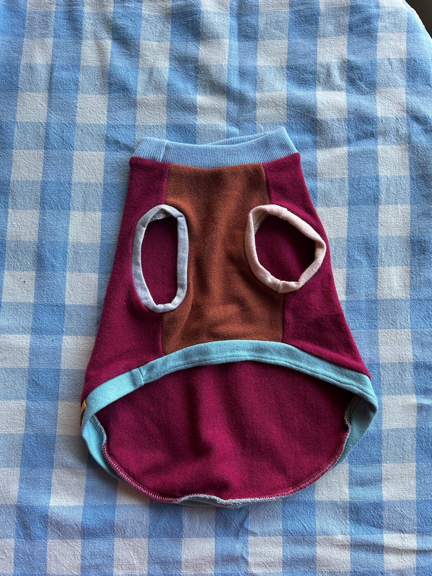 Size S, Patchwork - Cherry Rust