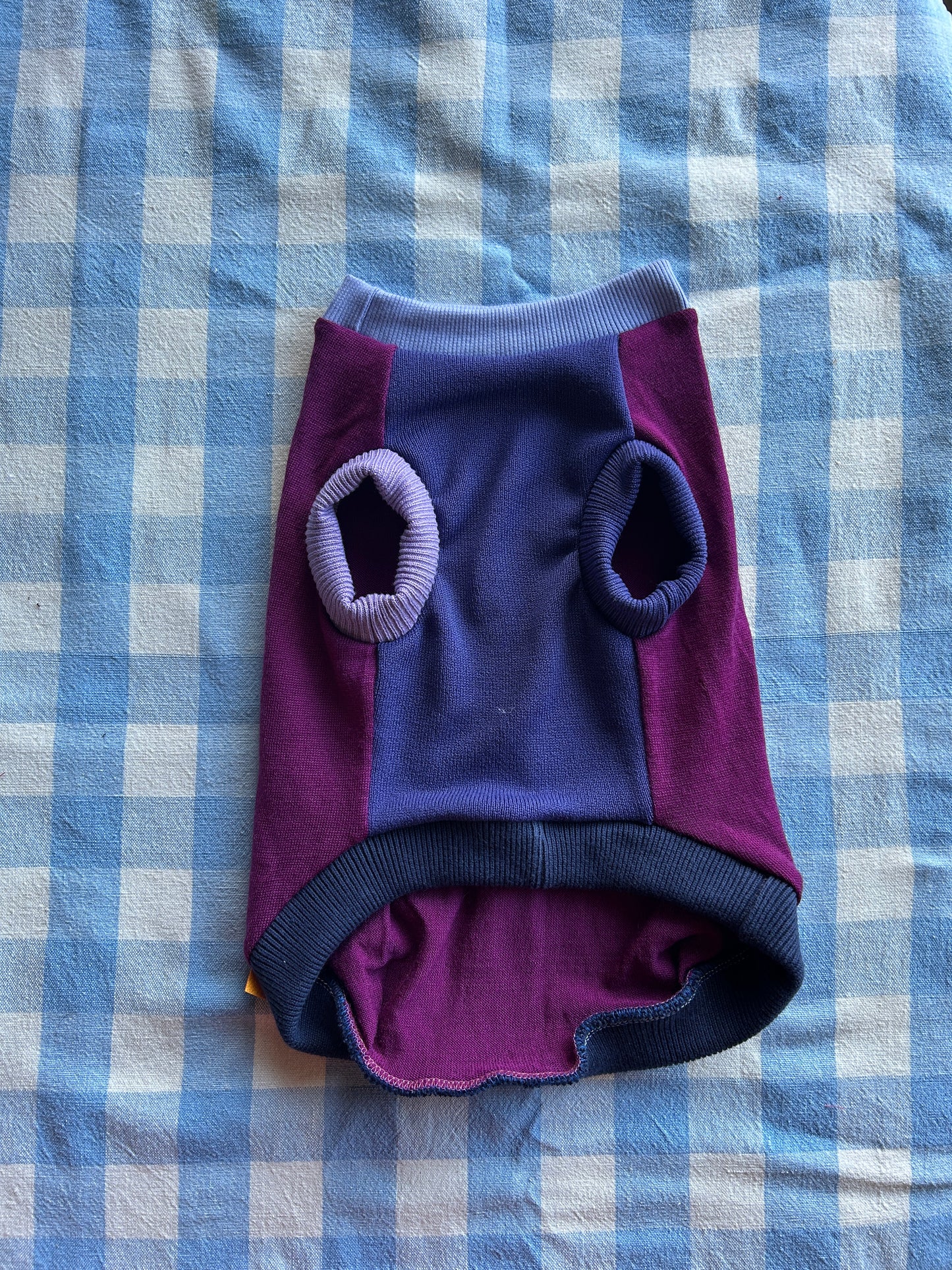 Size S, Patchwork - Grape