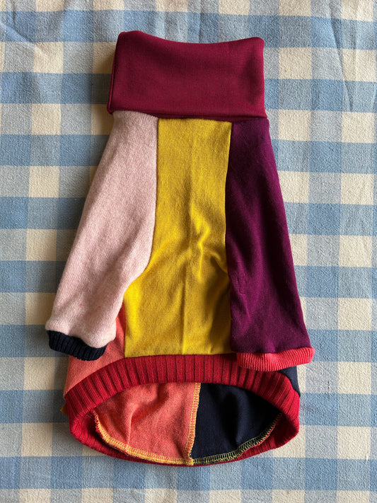 Size M, Turtleneck Patchwork - Phoebe