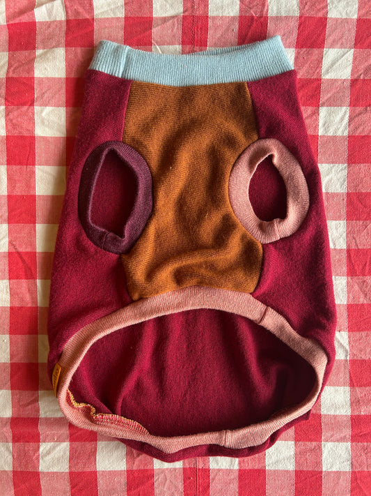 Size M, Patchwork - Cherry Rust