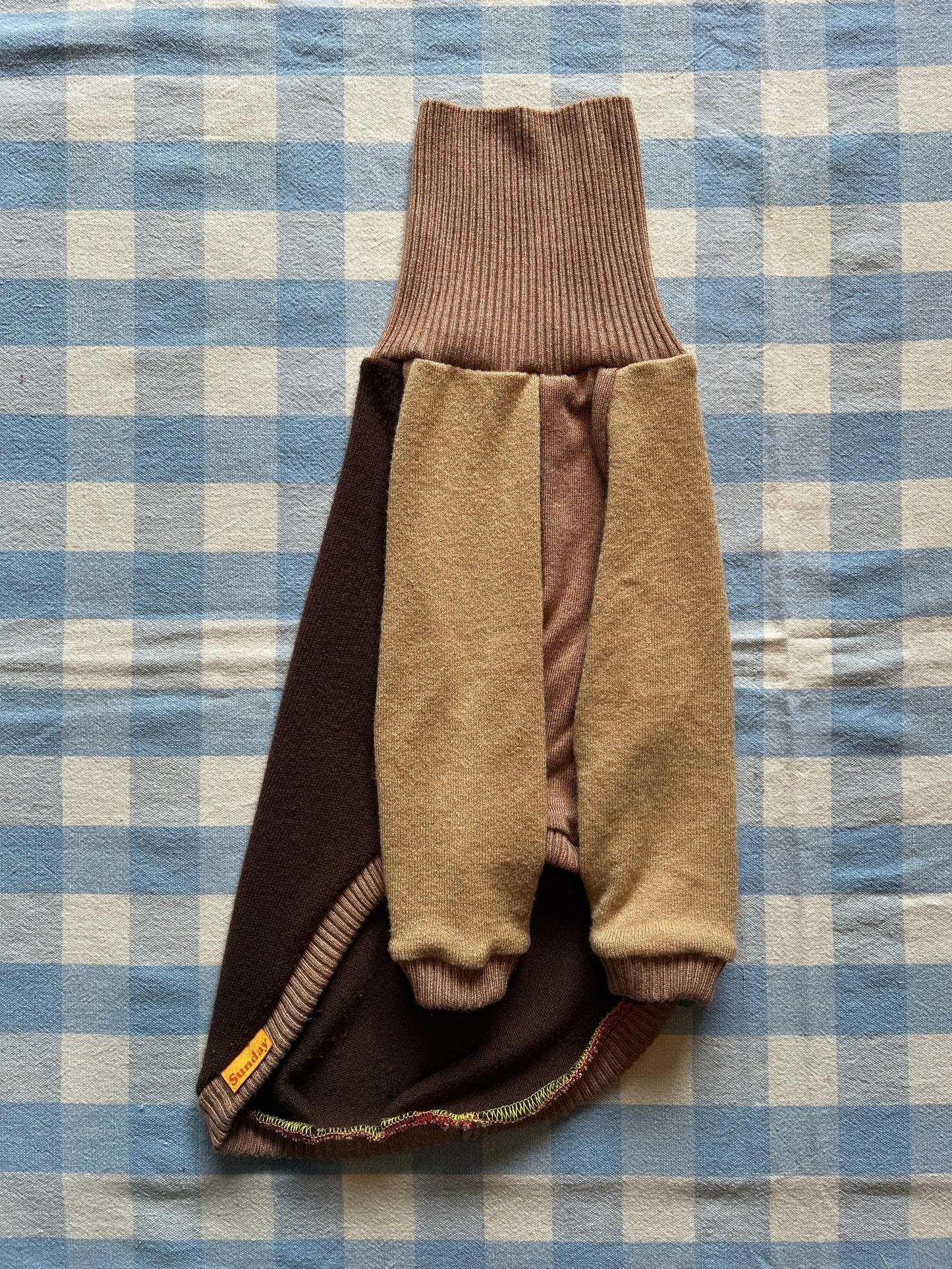 Size XS, Sighthound Patchwork - Mocha