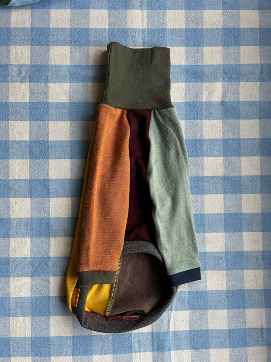 Size XS, Sighthound Patchwork - Mushroom