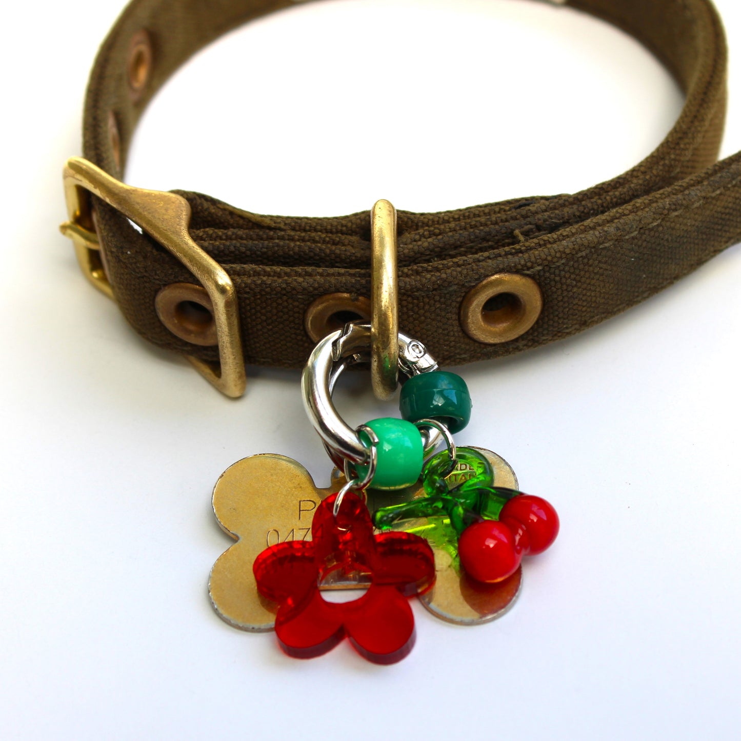 Pet Collar Charm - Cherry