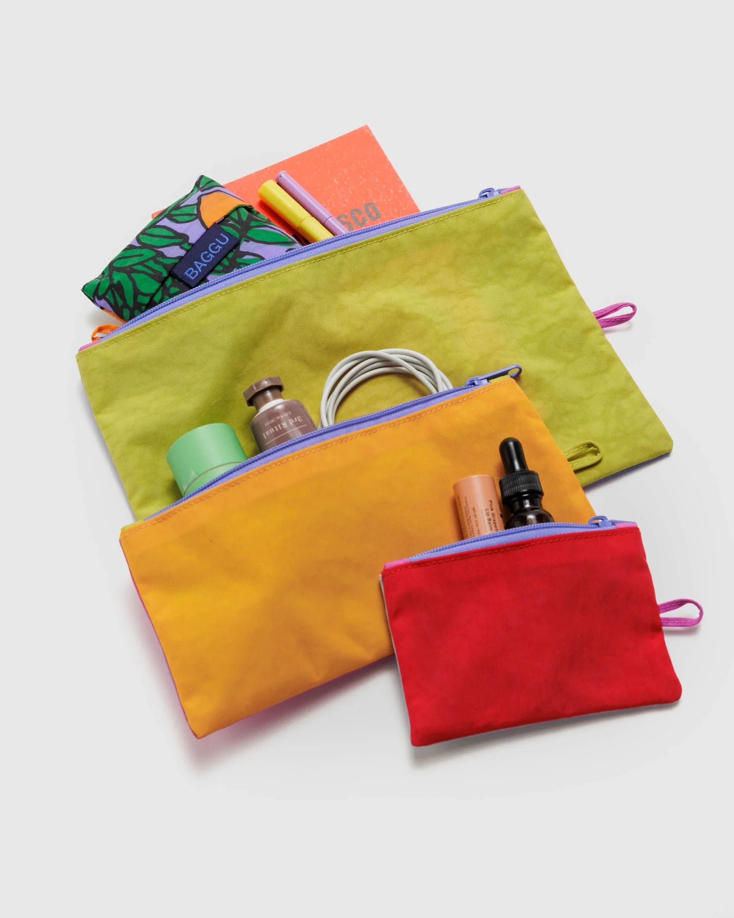 BAGGU Flat Pouch Set - Vacation