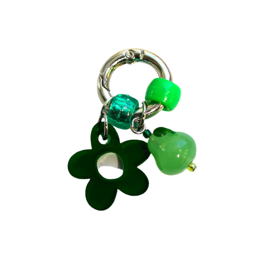 Pet Collar Charm - Green pear