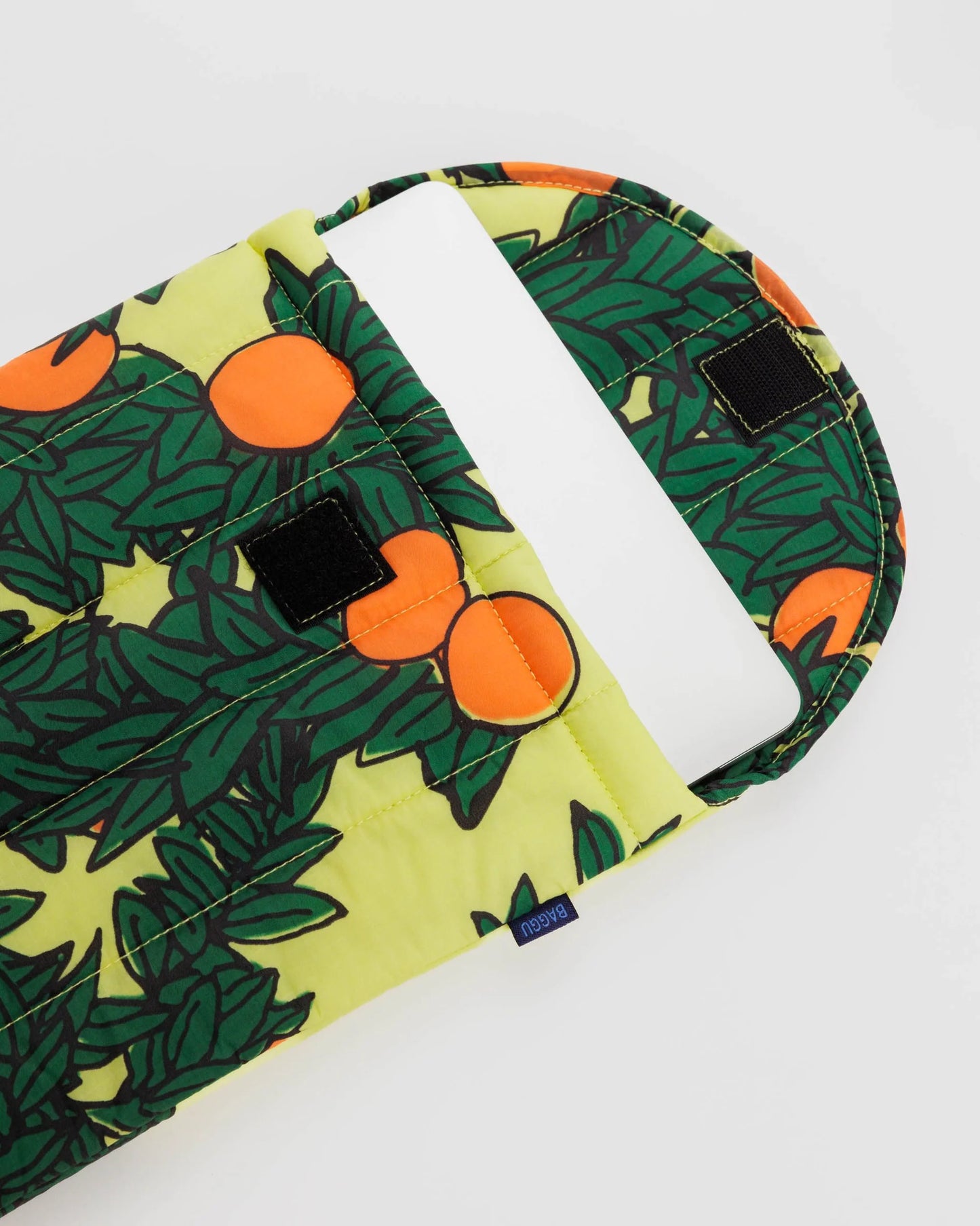 BAGGU Puffy Laptop Sleeve 13-14in - Orange Tree Yellow