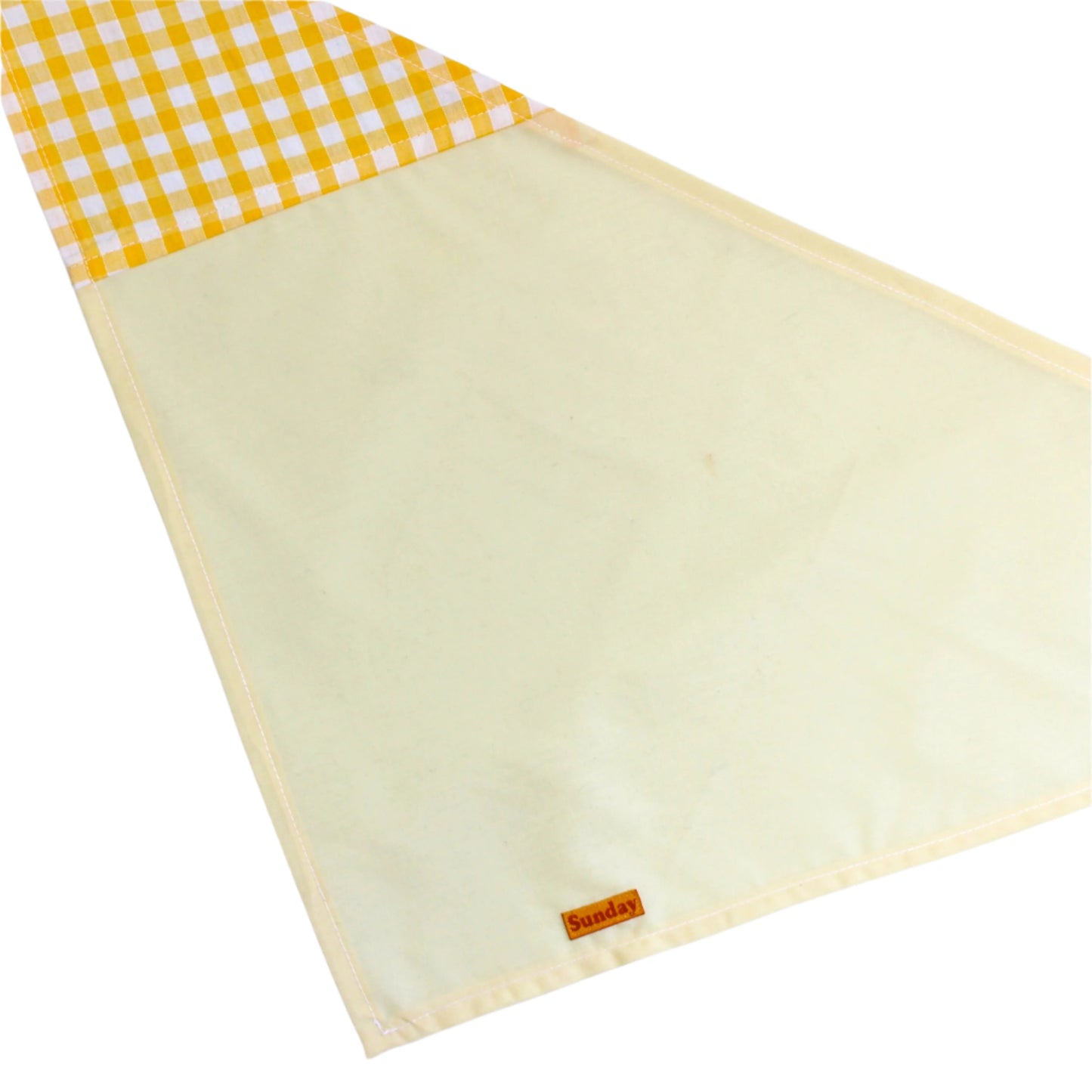 Bandana - Yellow Gingham Patchwork